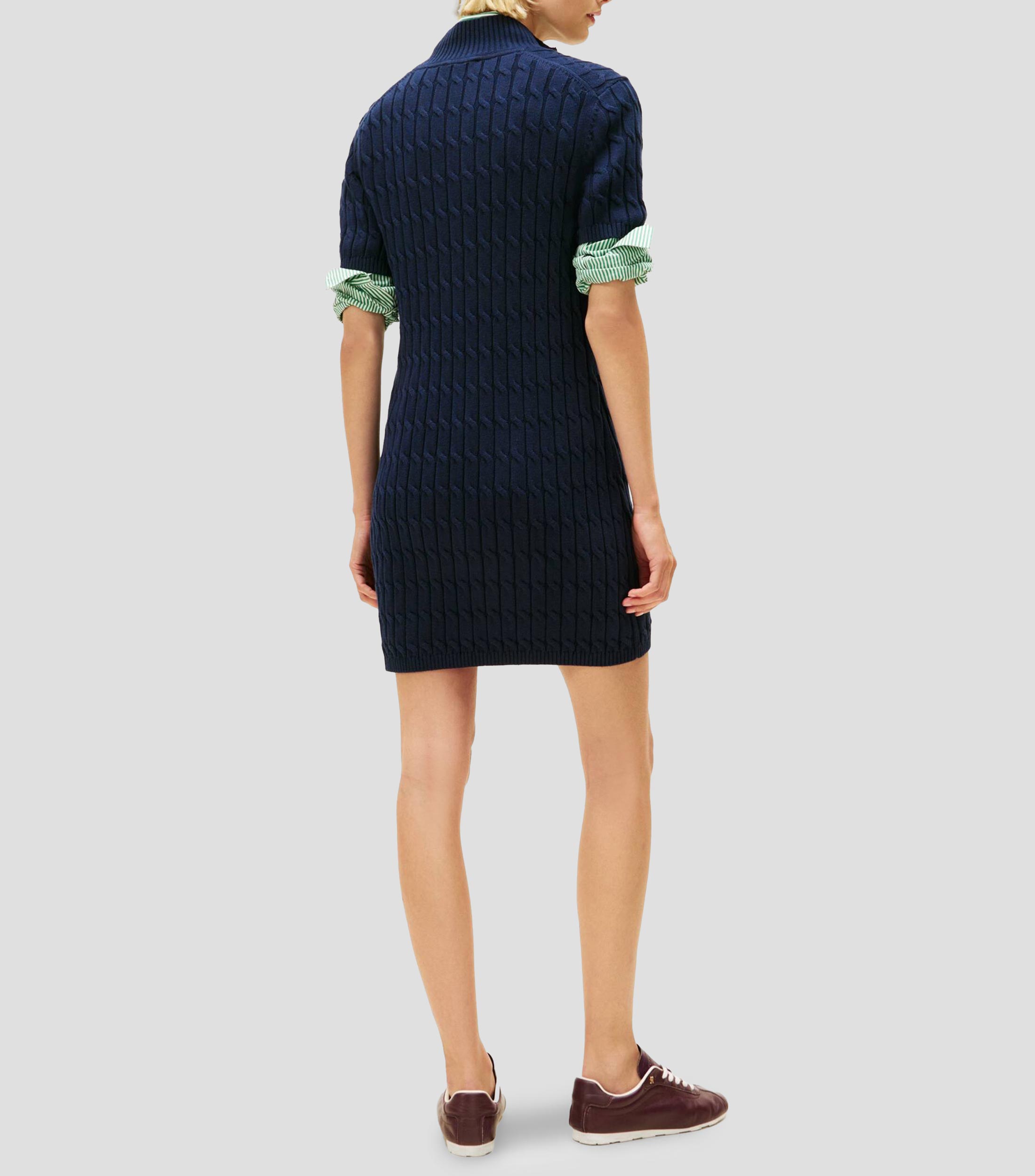 Vestido midi sólido Mujer
